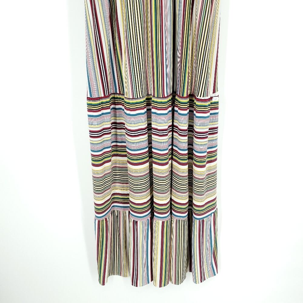 Lane Bryant High Neck Convertible Strap Striped Maxi Dress 18/20 - Picture 6 of 11